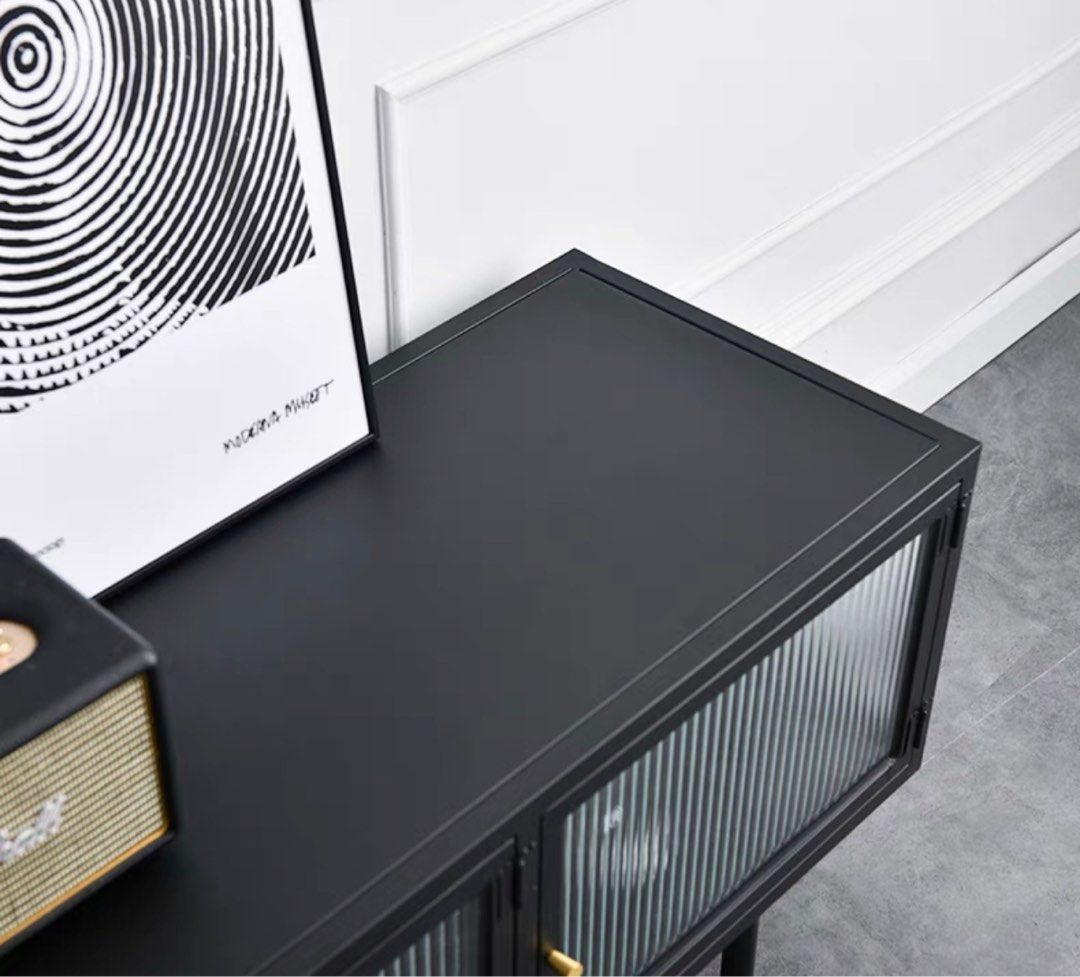 VIZLA Modern Glass TV Console