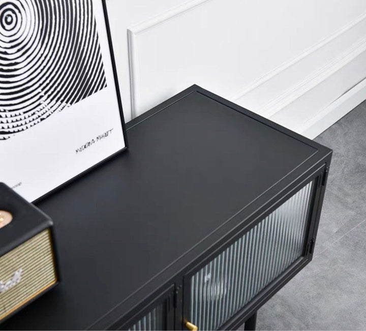 VIZLA Modern Glass TV Console