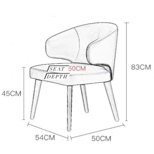 DAMERON High Back Dining Chair