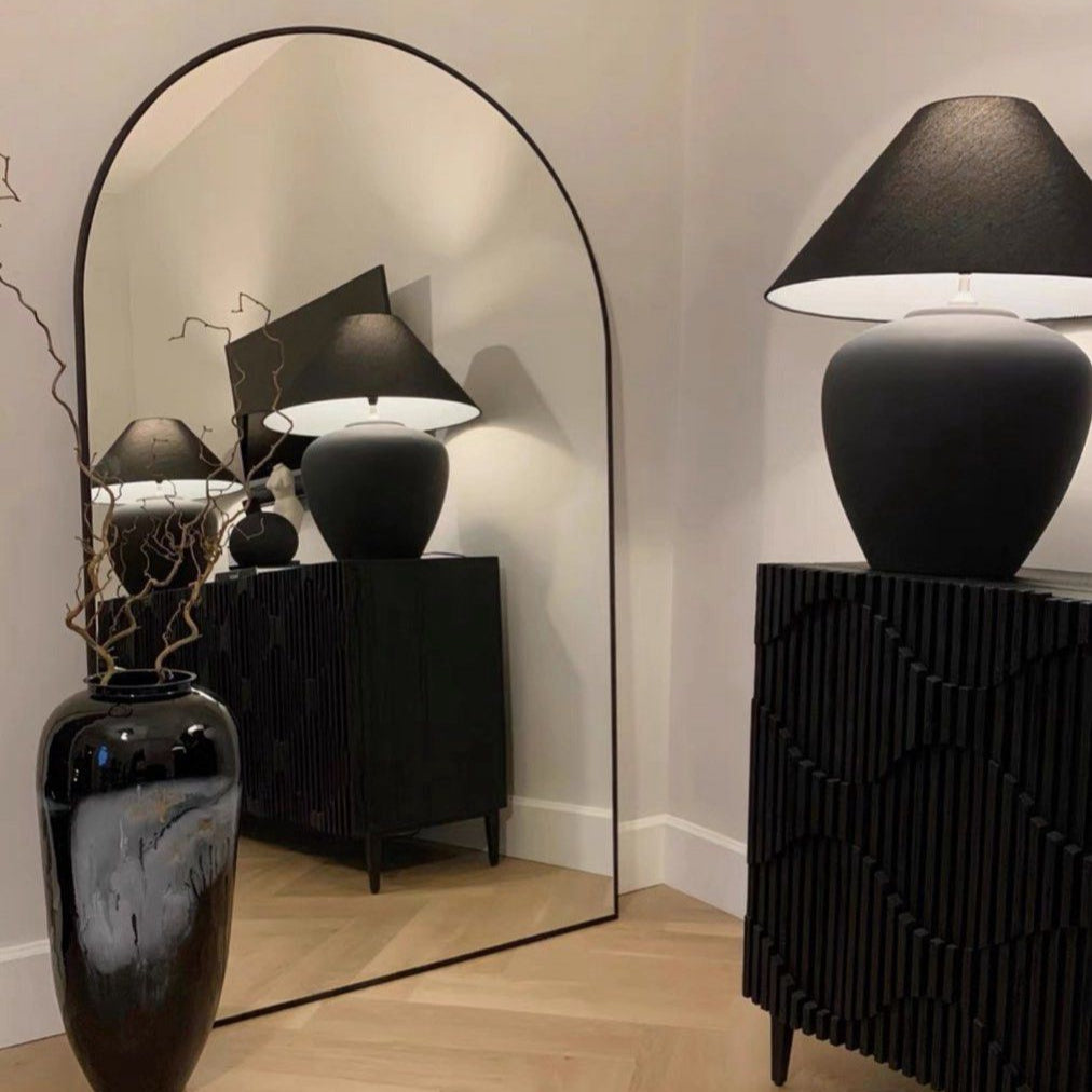 DENPEY Modern Wide Arch Mirror
