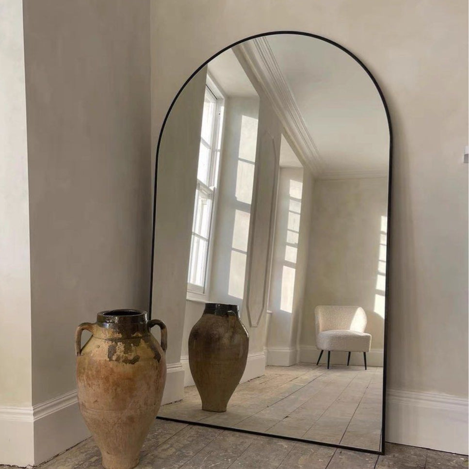 DENPEY Modern Wide Arch Mirror
