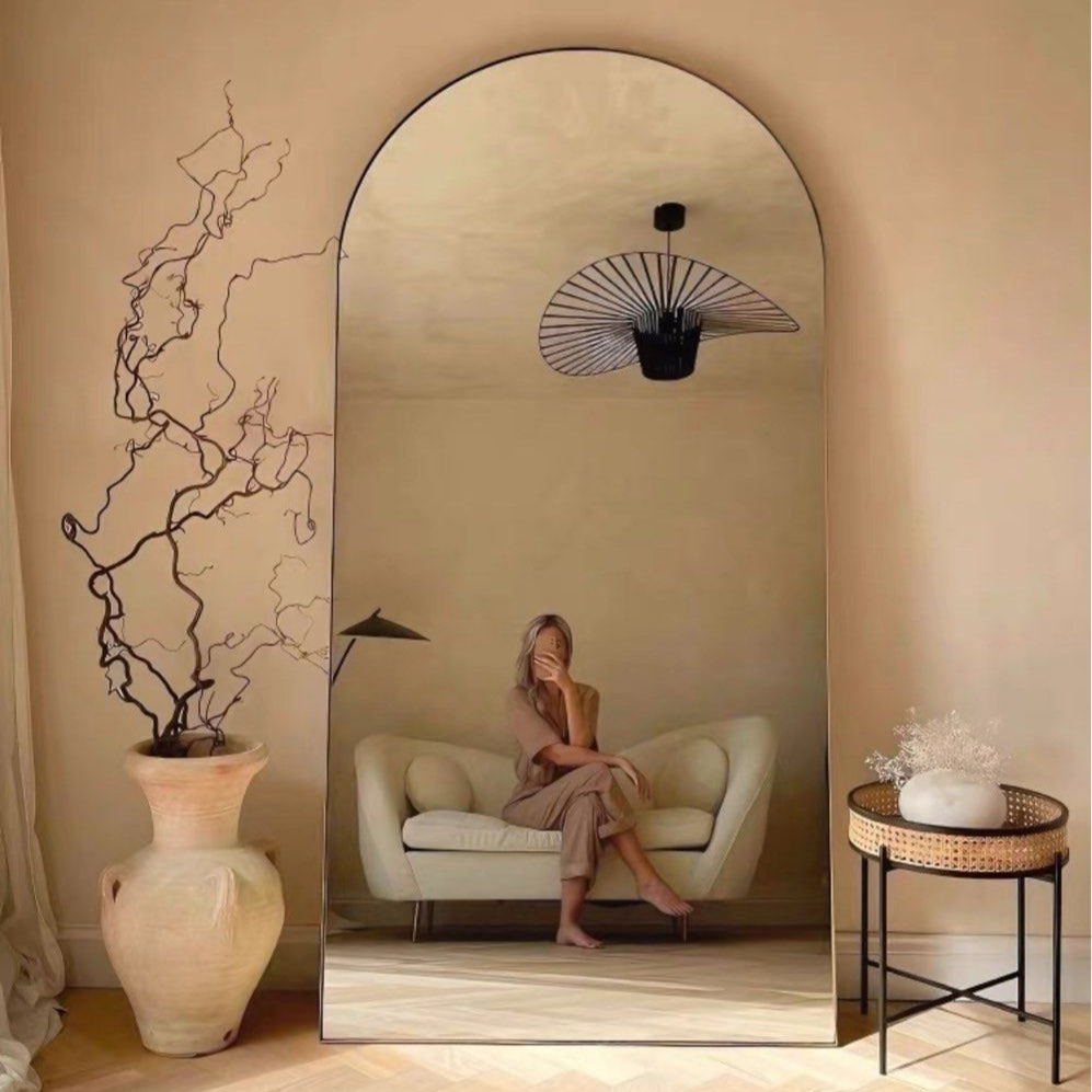 DENPEY Modern Wide Arch Mirror