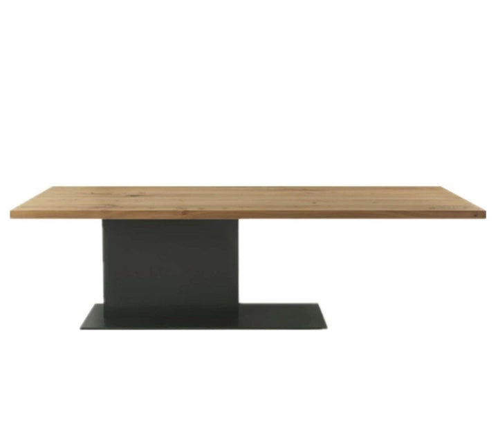 LINARES Industrial Solid Wood Dining Table