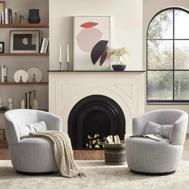 OLIVIA Modern Swivel Lounge Chair