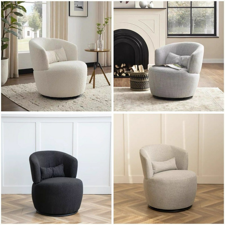 OLIVIA Modern Swivel Lounge Chair