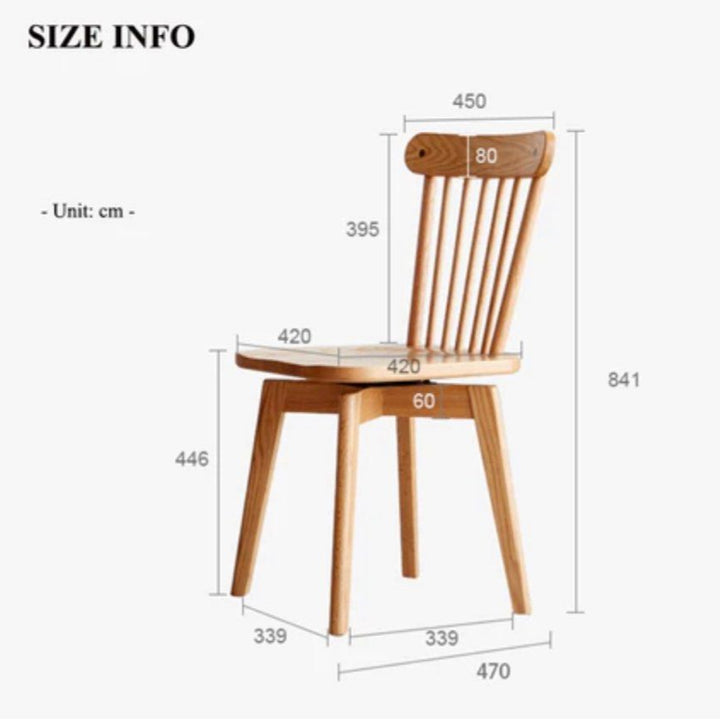 KESTIS Rotating Dining Chair (Set of 2) - Radical Homes Singapore