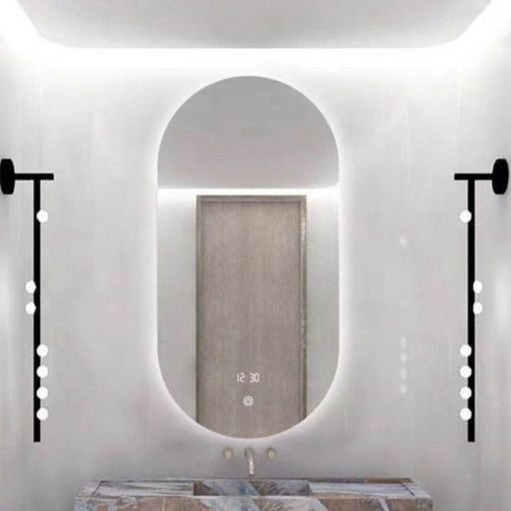 DERSI Modern LED Oval Mirror
