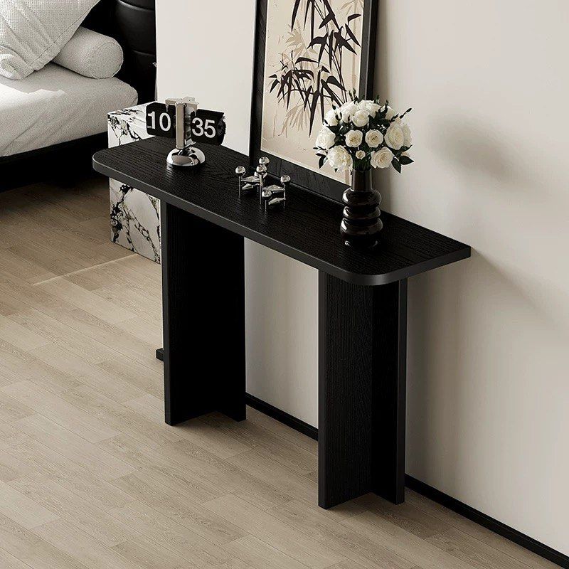 KALMION Modern Solid Wood Console Table