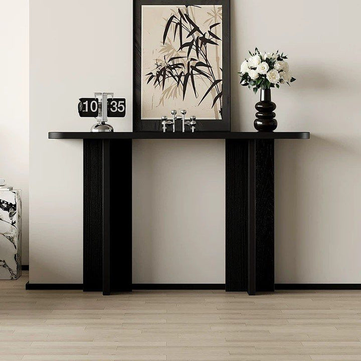 KALMION Modern Solid Wood Console Table