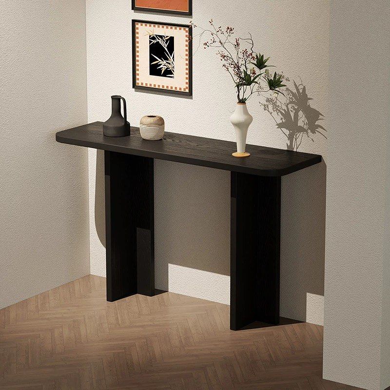 KALMION Modern Solid Wood Console Table