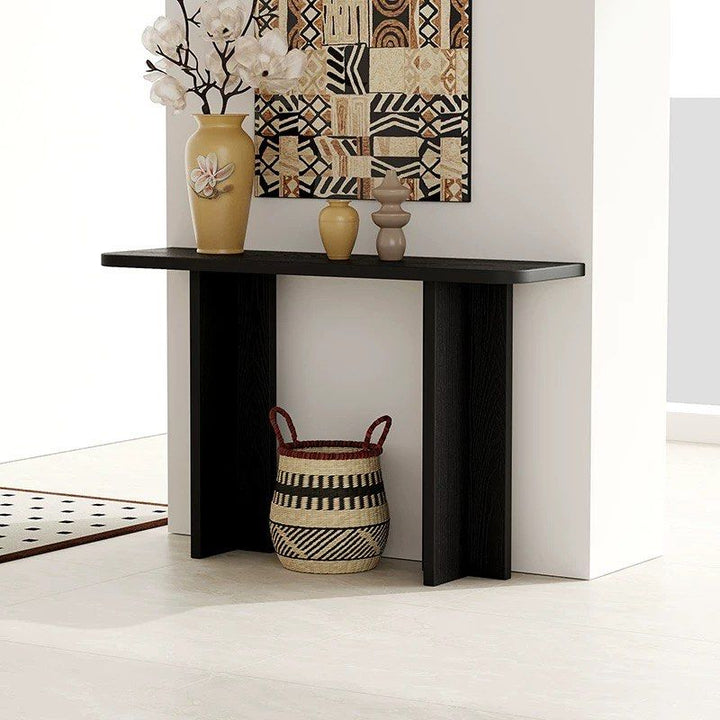 KALMION Modern Solid Wood Console Table