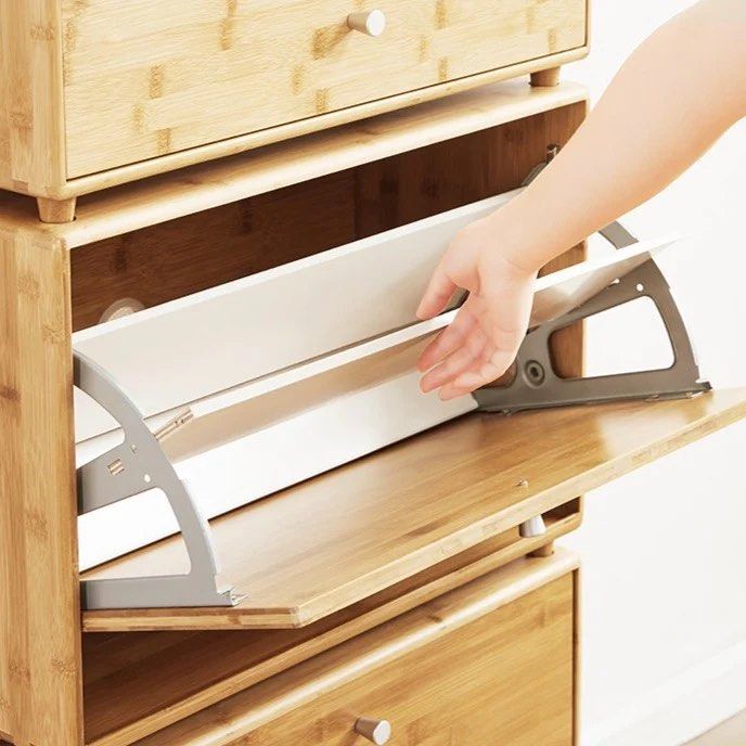 DEZORITE Bamboo Shoe Storage Cabinet