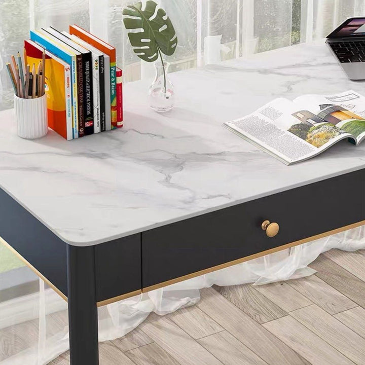 KENNETH Victorian Sintered Stone Study Table