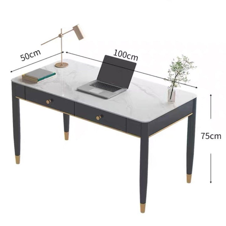 KENNETH Victorian Sintered Stone Study Table