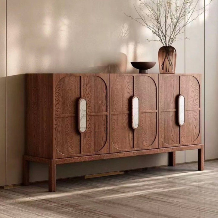 DIABLO Modern Black Walnut Wood Sideboard