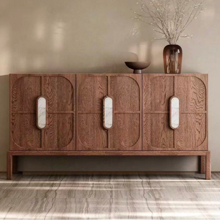 DIABLO Modern Black Walnut Wood Sideboard
