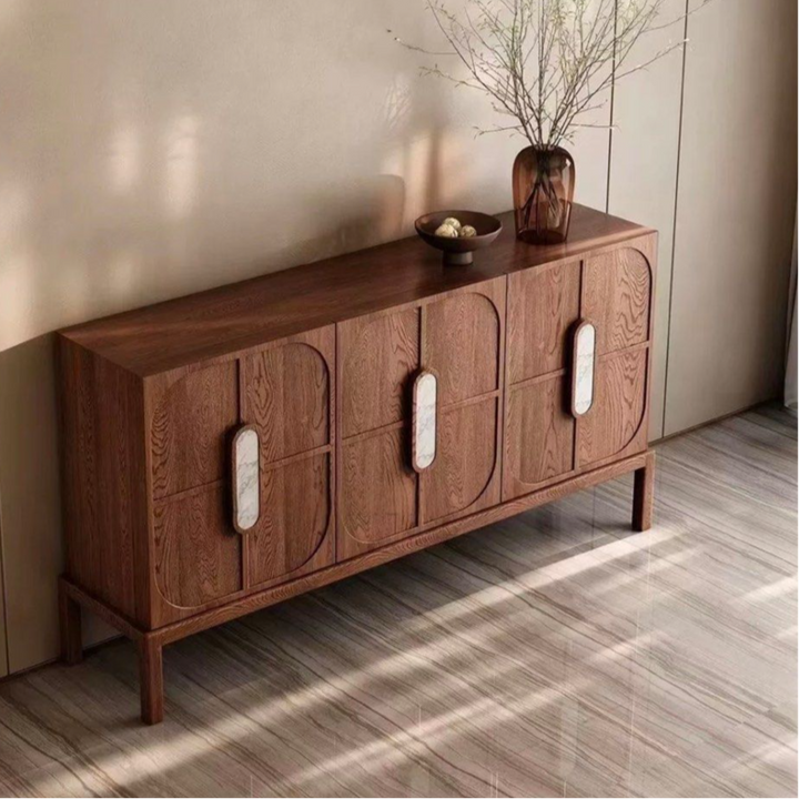 DIABLO Modern Black Walnut Wood Sideboard