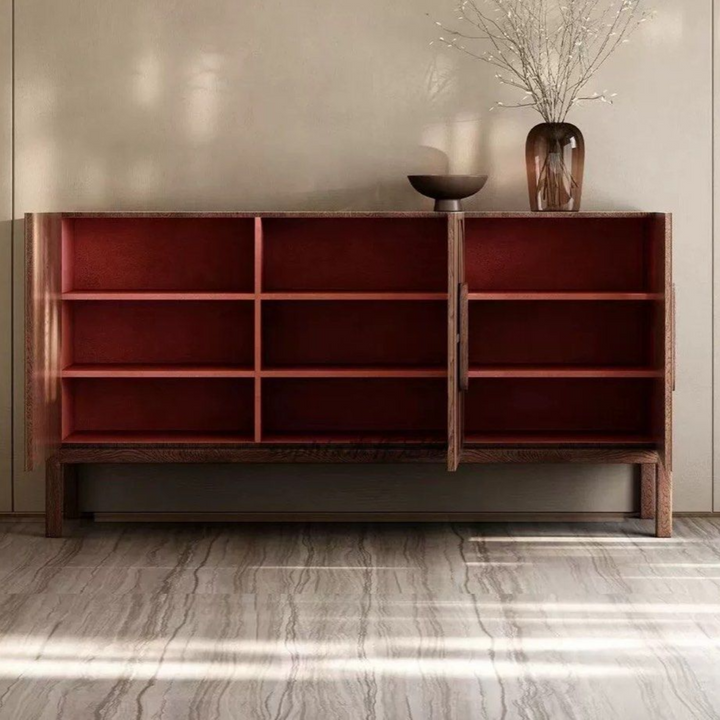 DIABLO Modern Black Walnut Wood Sideboard