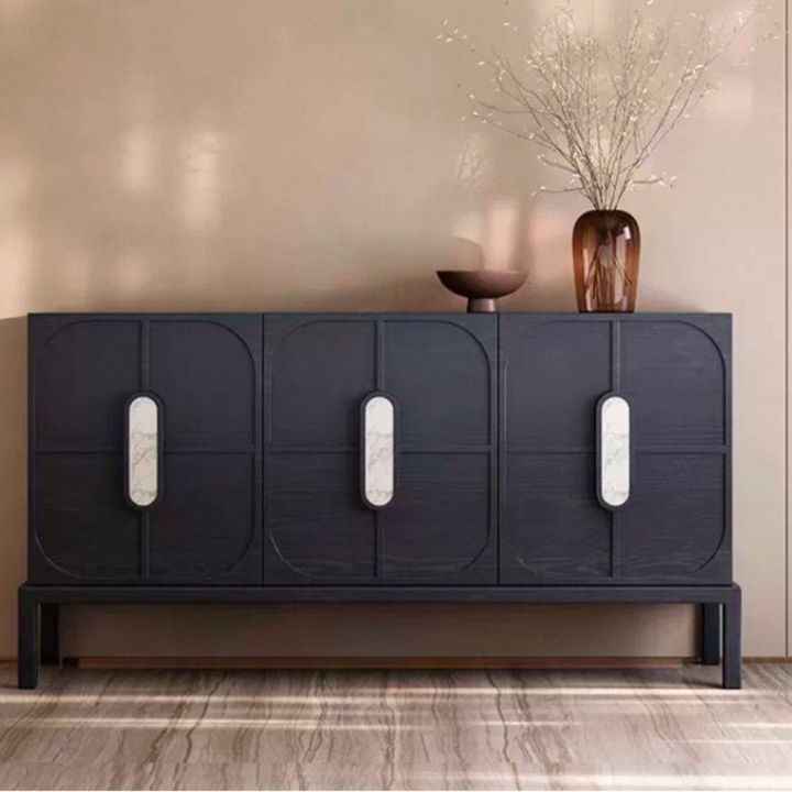 DIABLO Modern Black Walnut Wood Sideboard