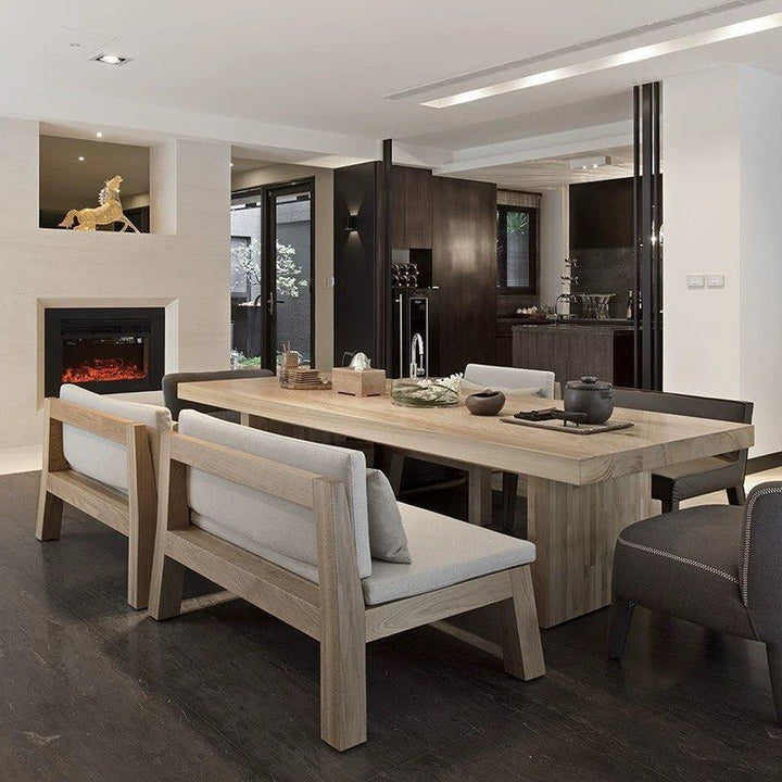 DIEGO Modern Wood Dining Table Set