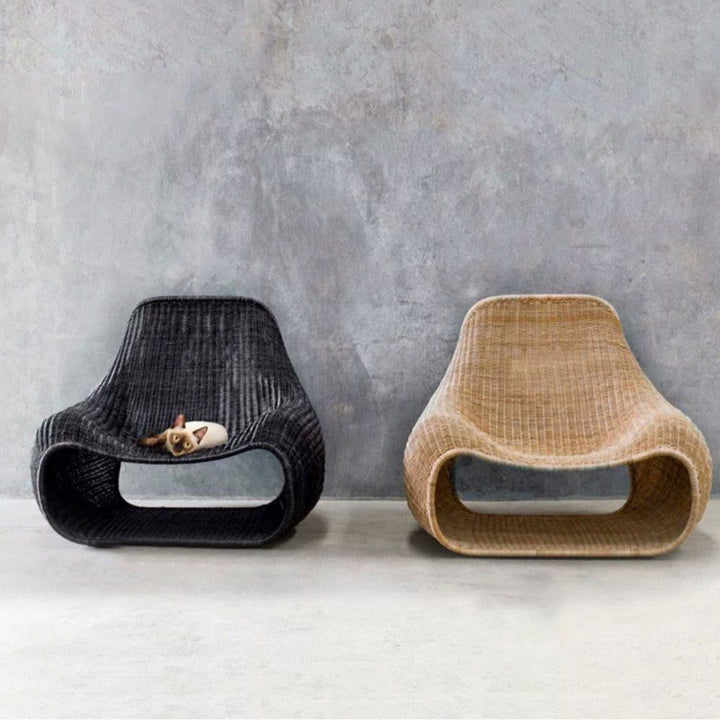 LOGAN Modern Outdoor Rattan Lounge Chair
