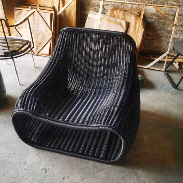 LOGAN Modern Outdoor Rattan Lounge Chair