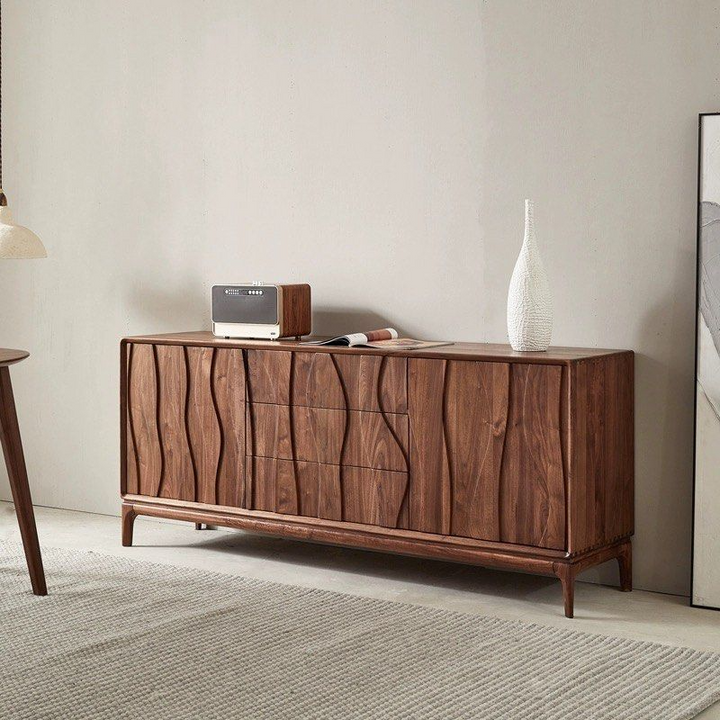 CORESI Black Walnut Wood Sideboard