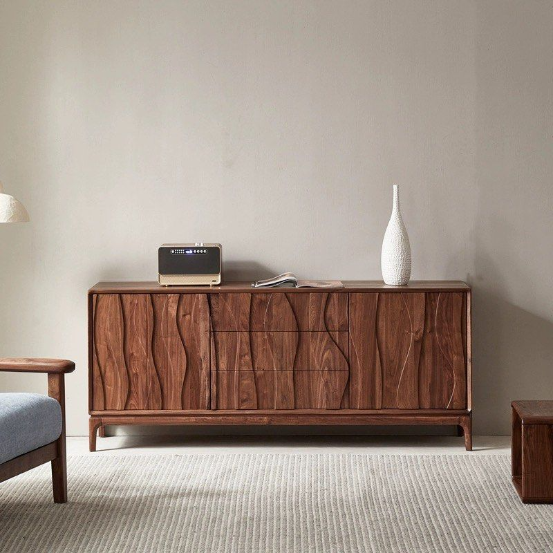 CORESI Black Walnut Wood Sideboard