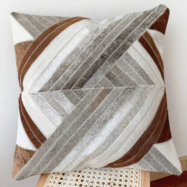 DINO Modern Cowhide Leather Cushion