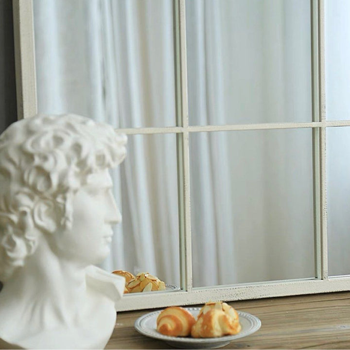 DION Modern Accent Windowgrill Wall Mirror