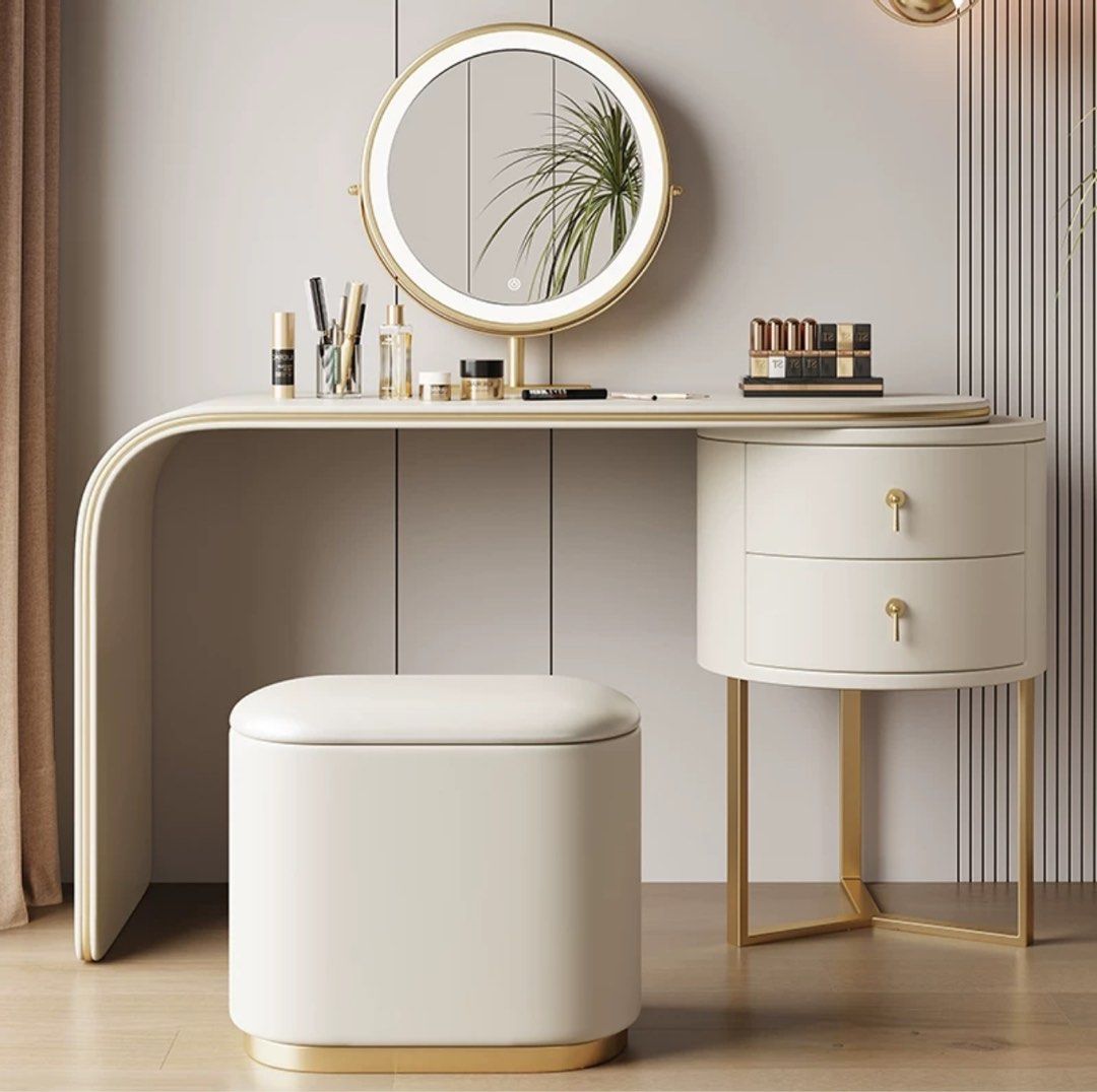 DIVIANA Modern Vanity Table Set
