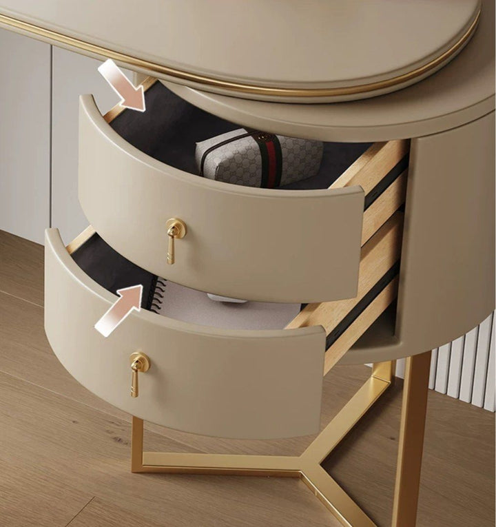 DIVIANA Modern Vanity Table Set