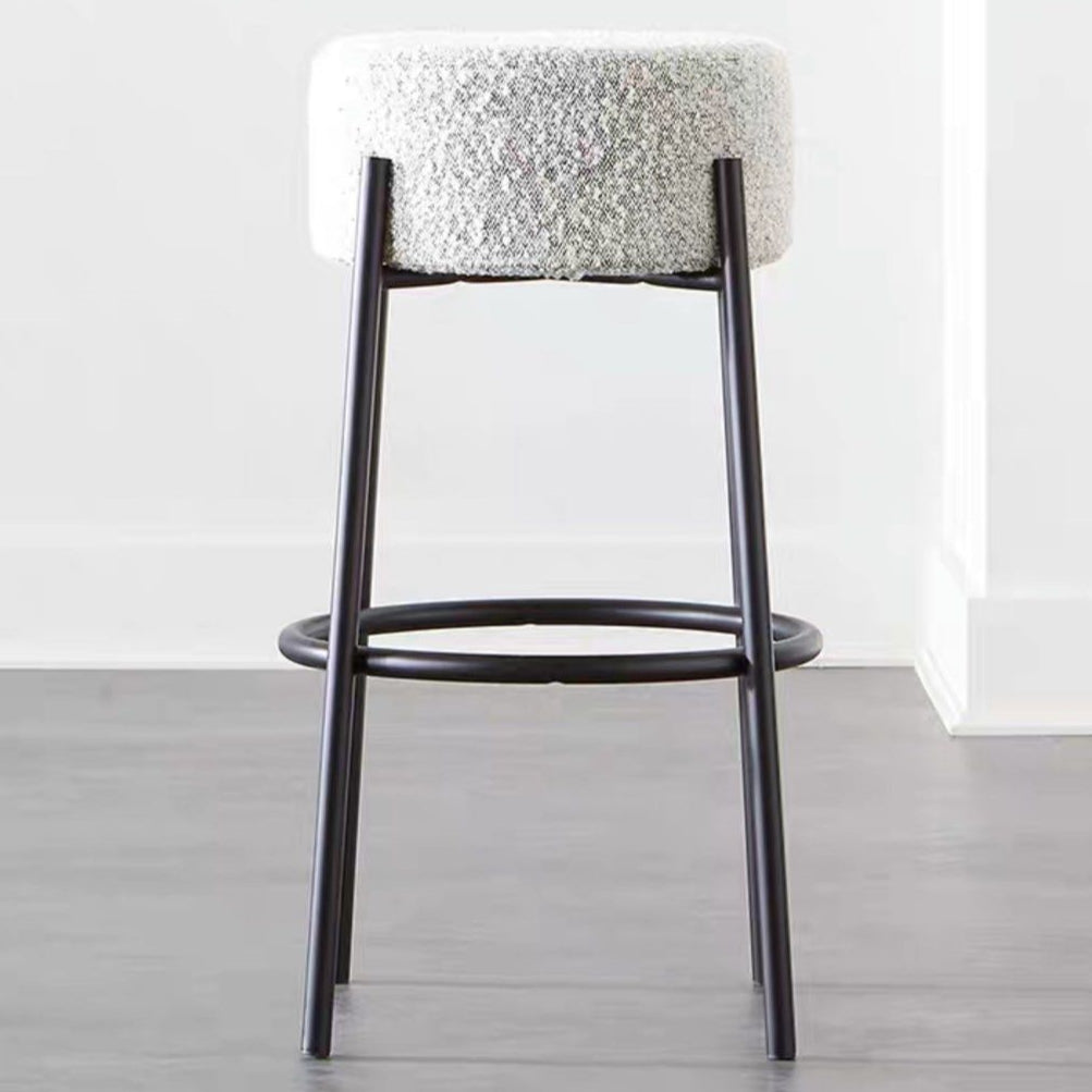RESTEL Modern Boucle Bar Stool