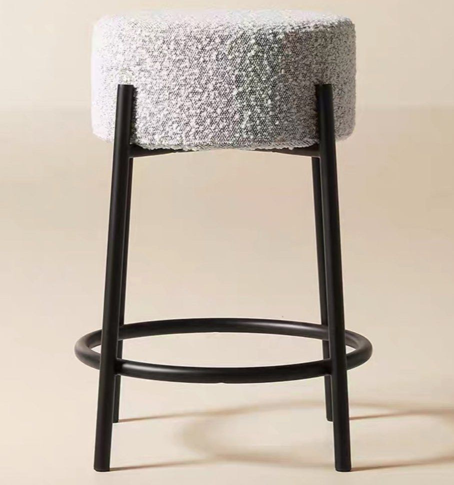 RESTEL Modern Boucle Bar Stool