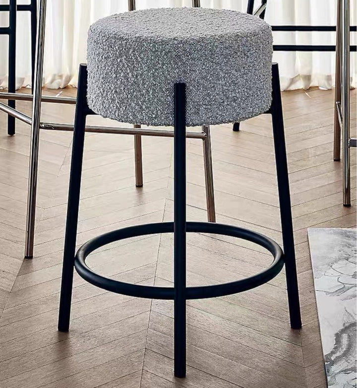 RESTEL Modern Boucle Bar Stool