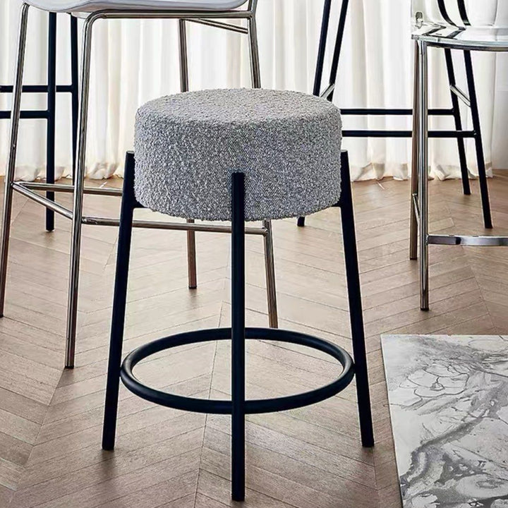 RESTEL Modern Boucle Bar Stool