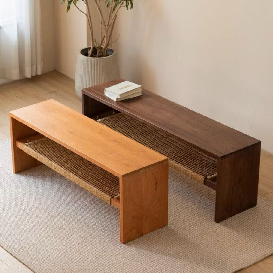 KASPER Modern Solid Wood Bench