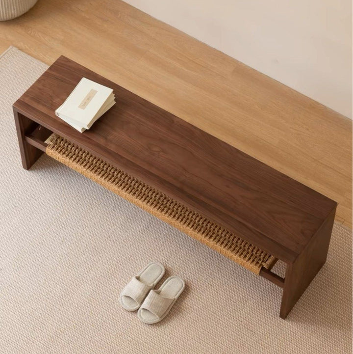 KASPER Modern Solid Wood Bench