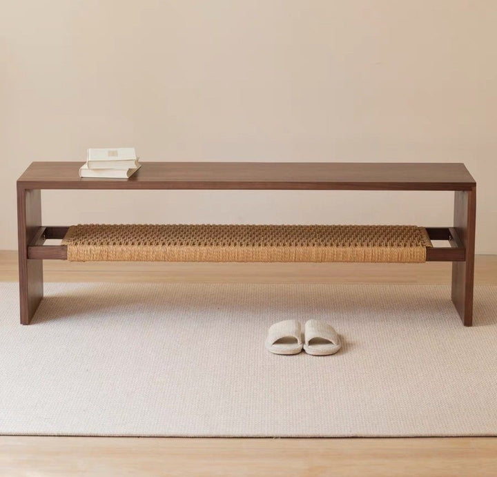 KASPER Modern Solid Wood Bench