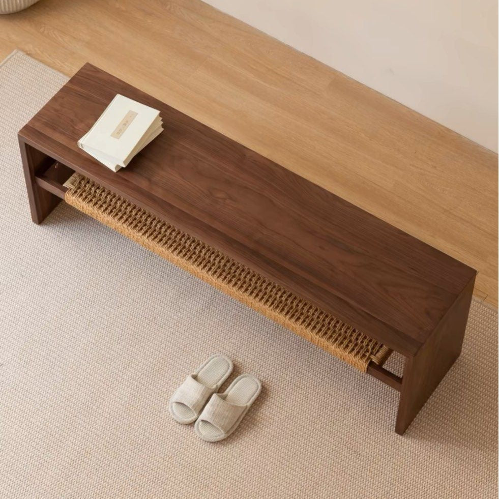 KASPER Modern Solid Wood Bench