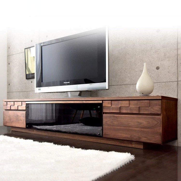 MALADAN Modern Solid Wood TV Console