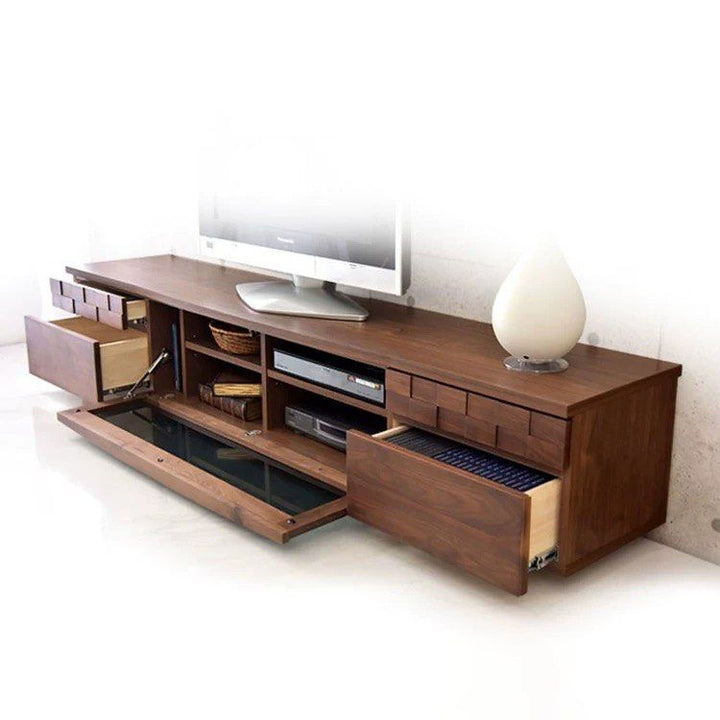 MALADAN Modern Solid Wood TV Console