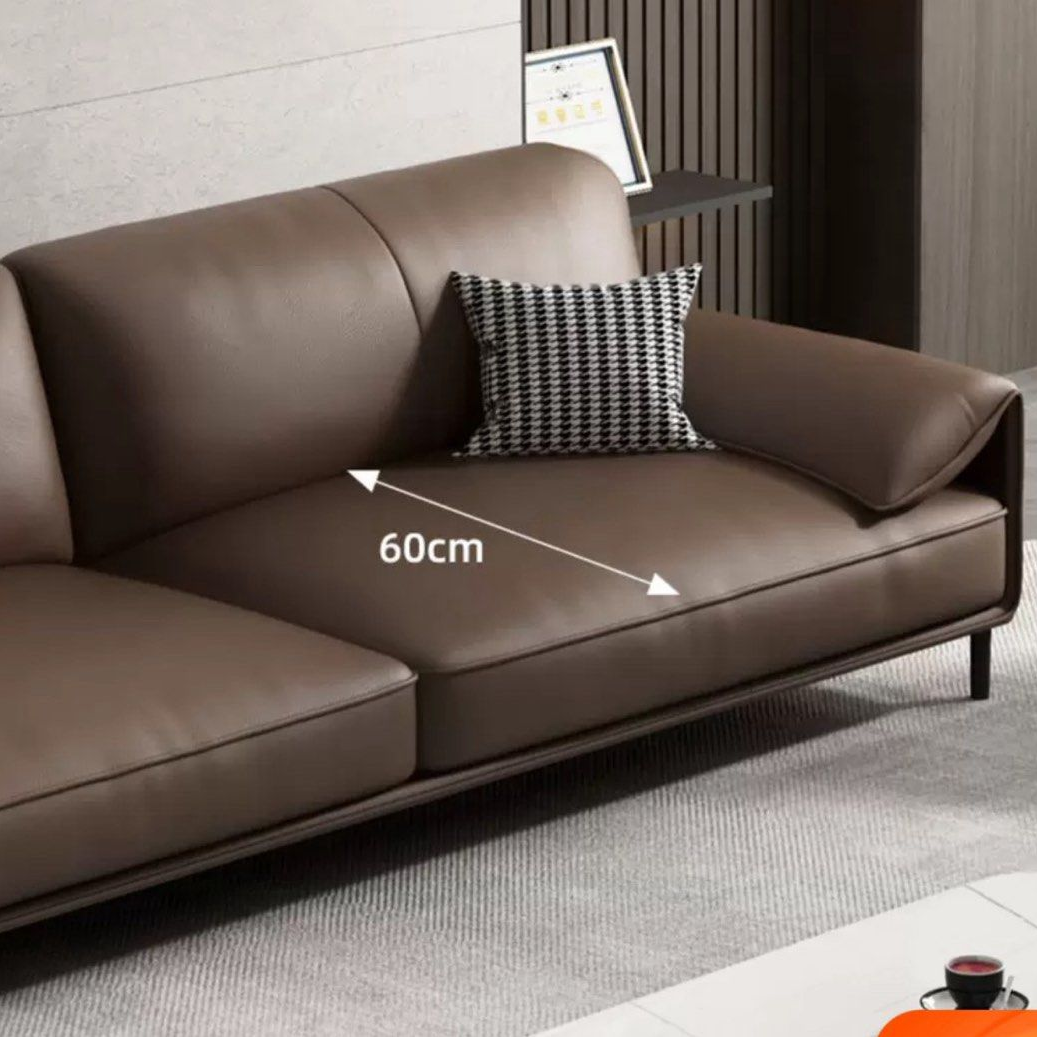 VELORA Modern Genuine Leather Sofa