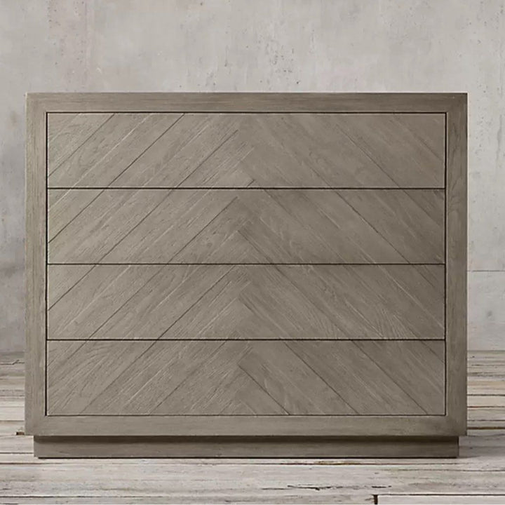 LEO Rustic Solid Wood Sideboard