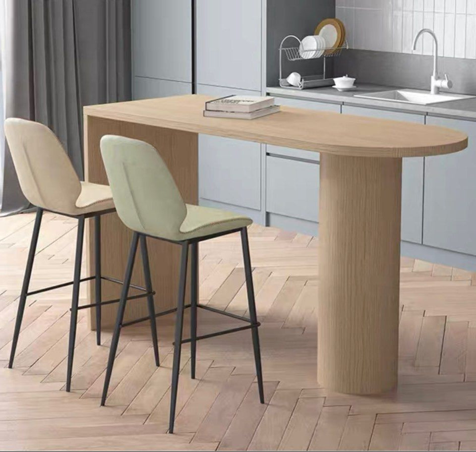 TILLE Modern Solid Wood Bar Table