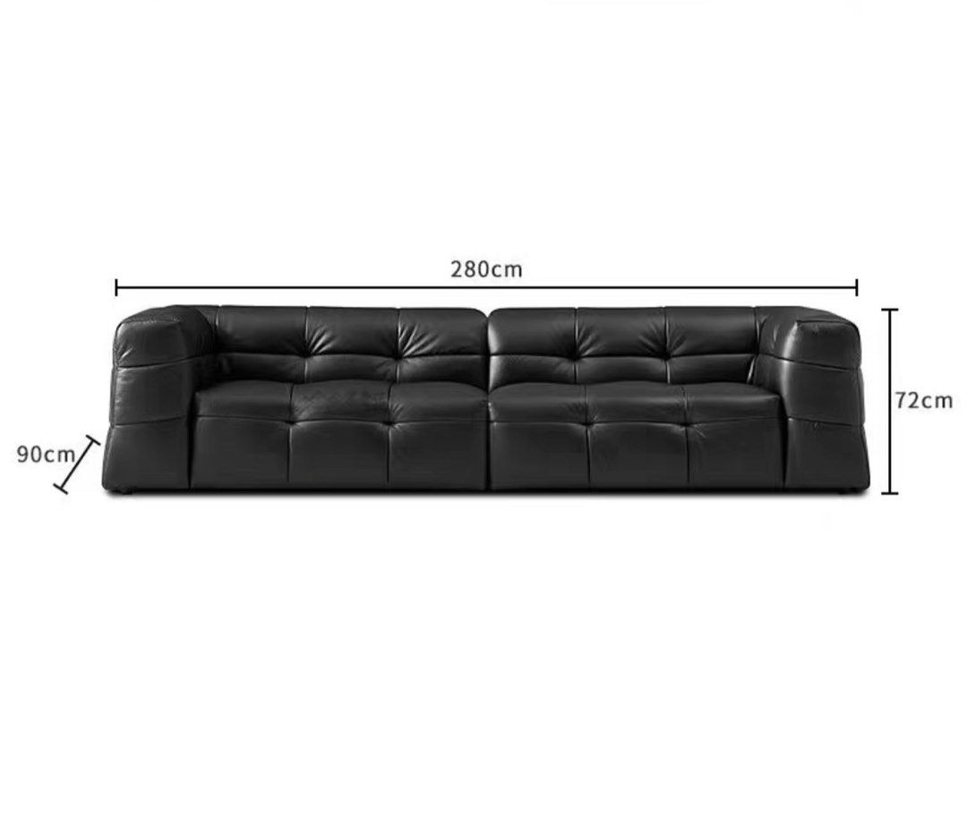 VIVIENNE Modern Leather Sofa