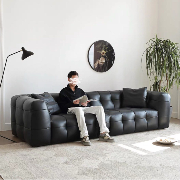 VIVIENNE Modern Leather Sofa