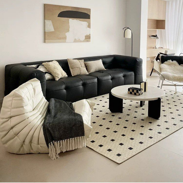 VIVIENNE Modern Leather Sofa