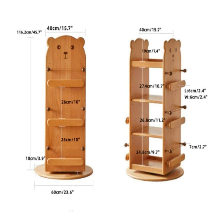 BENITA Multifunctional Revolving Child Bookshelf