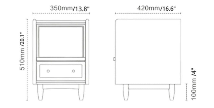 DREW Modern Bedside Table